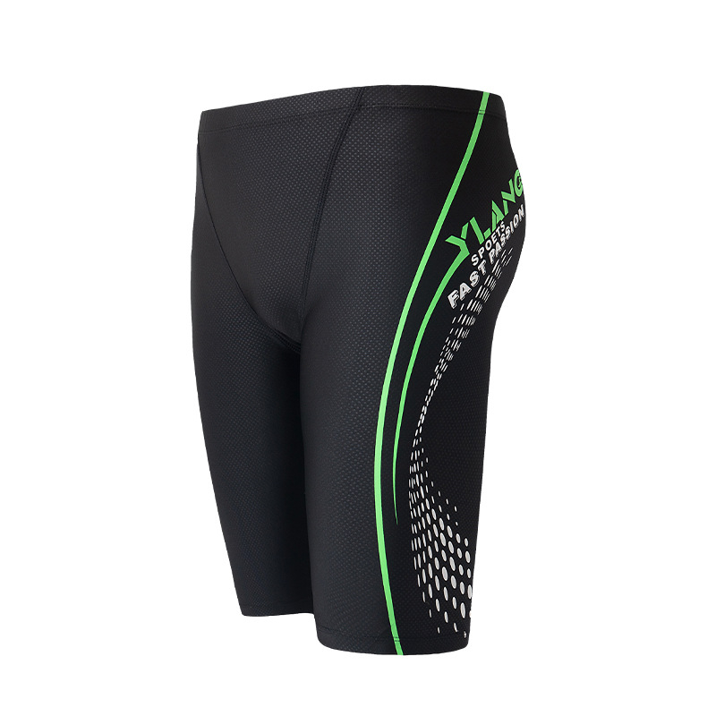 Мъжки плувни шорти за бързо съхнене, квадратна кройка, принт, 80–90% полиестер, 200 г/м²