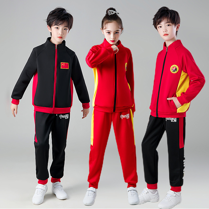 Dječja Sanda uniform za borilačke vještine, unisex, s printom, tkanina: južno-korejska svila; sastav: 95% poliester, 5% spandex; pogodna za trčanje, vožnju biciklom i trening borilačkih vještina
