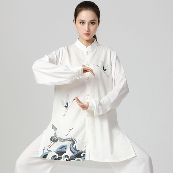 Unisex Tai Chi odijelo za proljeće-ljeto 2022, labav kroj, set za trening i izvedbu Wušu, pamuk-mješavina (55% pamuk)