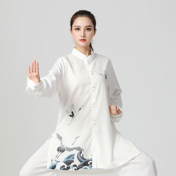 Unisex Tai Chi odijelo za proljeće-ljeto 2022, labav kroj, set za trening i izvedbu Wušu, pamuk-mješavina (55% pamuk)