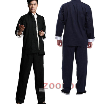 Lanena Tai Chi uniforma, dugi rukav, unisex, odjeća za borilačke vještine