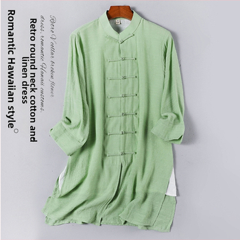 Női Tai Chi otthoni gyakorlókészlet – kender-pamut keverék, 55% pamut, 2022 tavasz