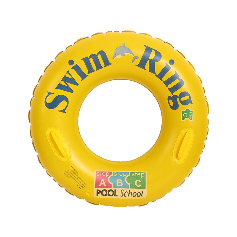 Plivački prsten za djecu — crtani uzorak, PVC materijal, napuhan (Kategorija: plivački prsten; Publika: djeca; Materijal: obični PVC; Uzorak: crtani)