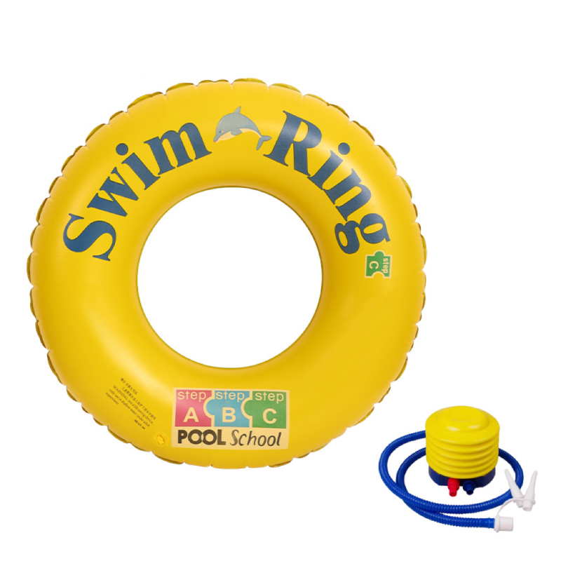 Plivački prsten za djecu — crtani uzorak, PVC materijal, napuhan (Kategorija: plivački prsten; Publika: djeca; Materijal: obični PVC; Uzorak: crtani)