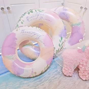 Plivački prsten za djecu - plastični, jednobojni