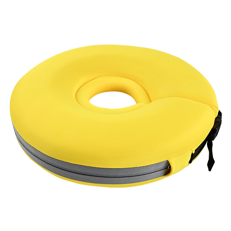 Balenra Plivački prsten za bebe – debeli, bez napuhavanja, s izšivenim uzorkom, 3D ekološki materijal s prozračnim slojem, za plivanje i vodene igre