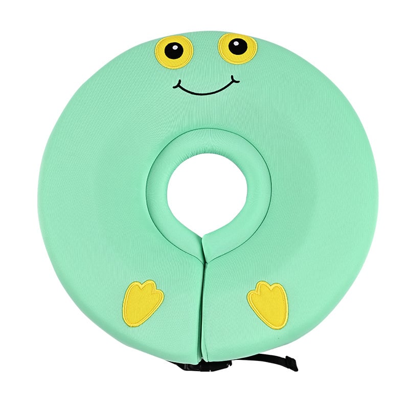 Balenra Plivački prsten za bebe – debeli, bez napuhavanja, s izšivenim uzorkom, 3D ekološki materijal s prozračnim slojem, za plivanje i vodene igre