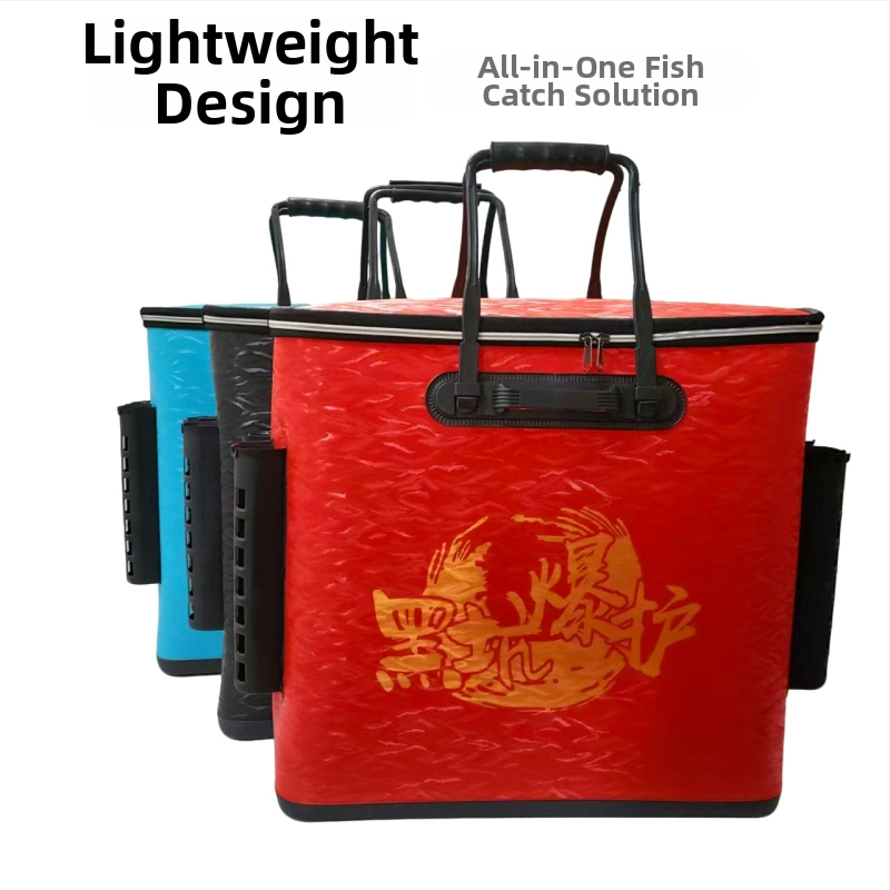 Storintas EVA žvejybos įrangos krepšys – atsparus vandeniui, sulankstomas, nešiojamas, daugiafunkcis