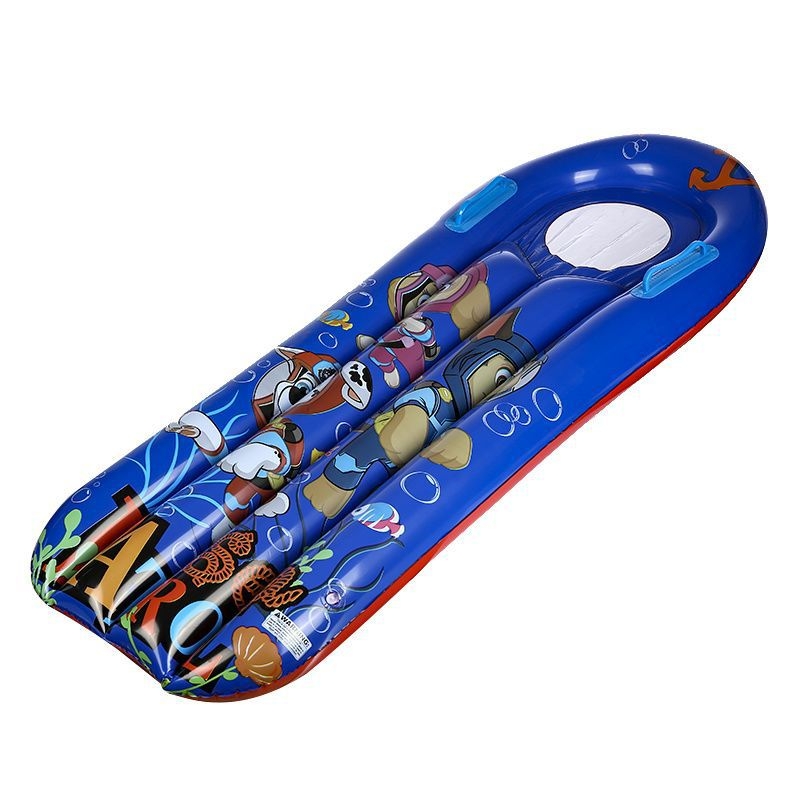 Vaikams skirta pripučiamas plūdės lenta – įprastas PVC, plaukimo žiedas