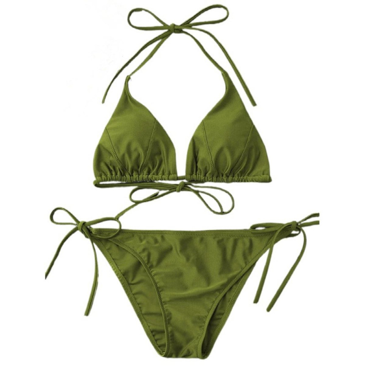 Costum de baie bikini în trei piese, cu acoperire cu mâneci lungi, cupe întărite, uscare rapidă, stil coreean