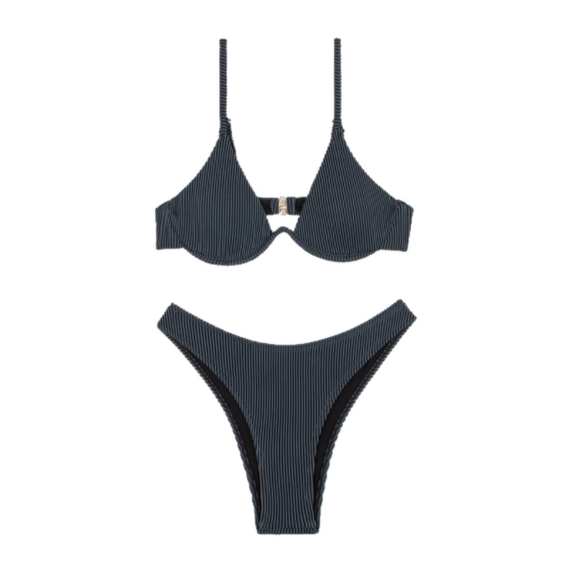 2026 nova ženska dvodijelna bikini set, jednobojni, seksi