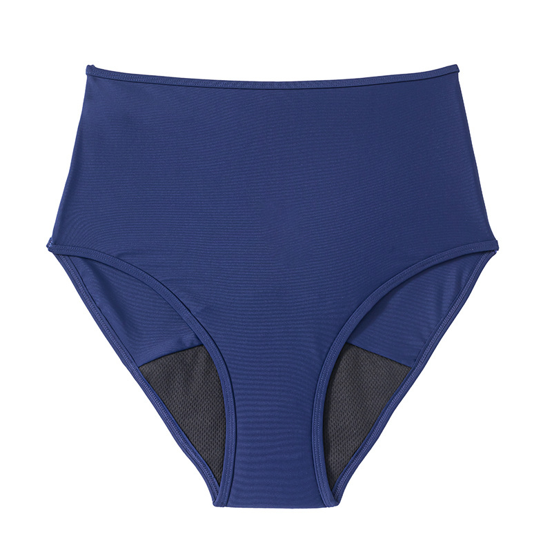 Kõrge talje naiste menstruatsioonialuspes nelja kihti lekkekindla imava kaitsega, nailon/Nailon kangas (85%), krošnies vooder 100% polüester