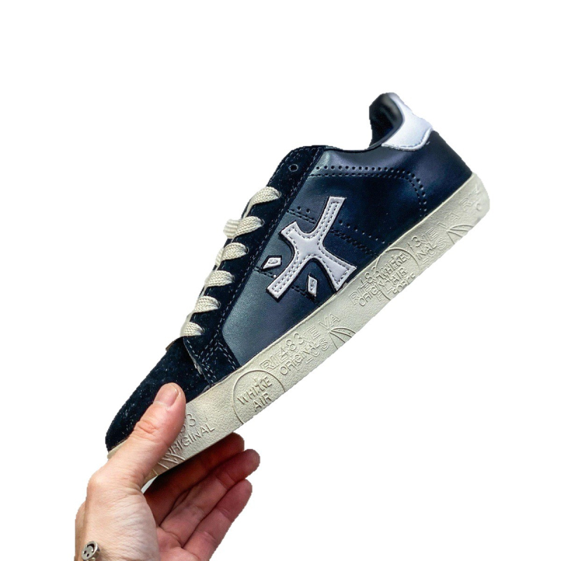 Sneakers unisex ikdienas valkāšanai, visām sezonām, augšējā daļa no vairāku materiālu kombinācijas, gumijas zole