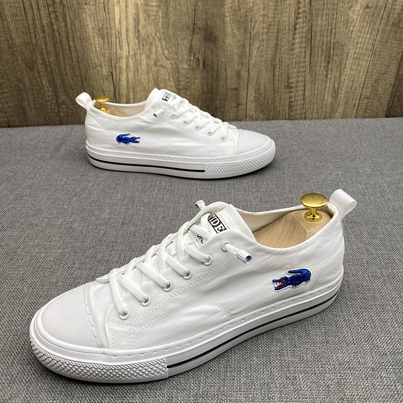 Unisex platnene tenisice, prozračne i udobne, niski profil, gumeni potplat, korejski stil (Gornji dio: platno; Stil: korejska verzija; Otvaranje: plitko; Zatvaranje: bez vezica; Potplat: gumeni)