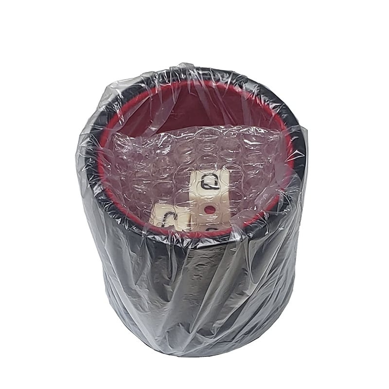 Set de cupe pentru zaruri din ABS, design dreptunghiular, cutie 100 bucăți, logo personalizat