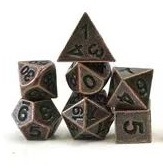 Fém mini dobókocka készlet — cinkötvözet, derékszögű stílus, négy oldalú dizájn, testreszabható feldolgozás, sakk és kártyajátékokhoz