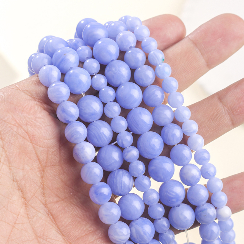 Mărgele pentru bijuterii – piatră, manual, rotunde, model aleatoriu, primăvara 2025