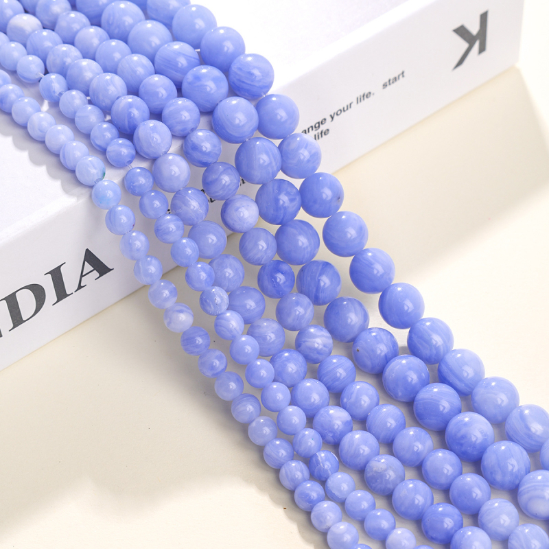 Mărgele pentru bijuterii – piatră, manual, rotunde, model aleatoriu, primăvara 2025