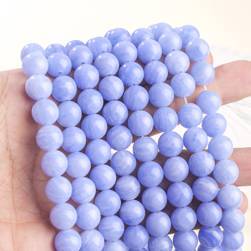 Mărgele pentru bijuterii – piatră, manual, rotunde, model aleatoriu, primăvara 2025