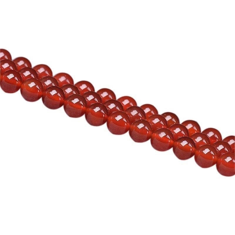 Perle din agate – lucioase, rotunde, stil lux ușor; modelul cum se vede în imagine