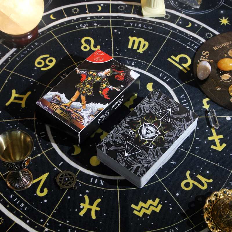 Waite Tarot za početnike - Watt, PET + zlatni folij, karte stolne igre, predviđanje sudbine, 14+
