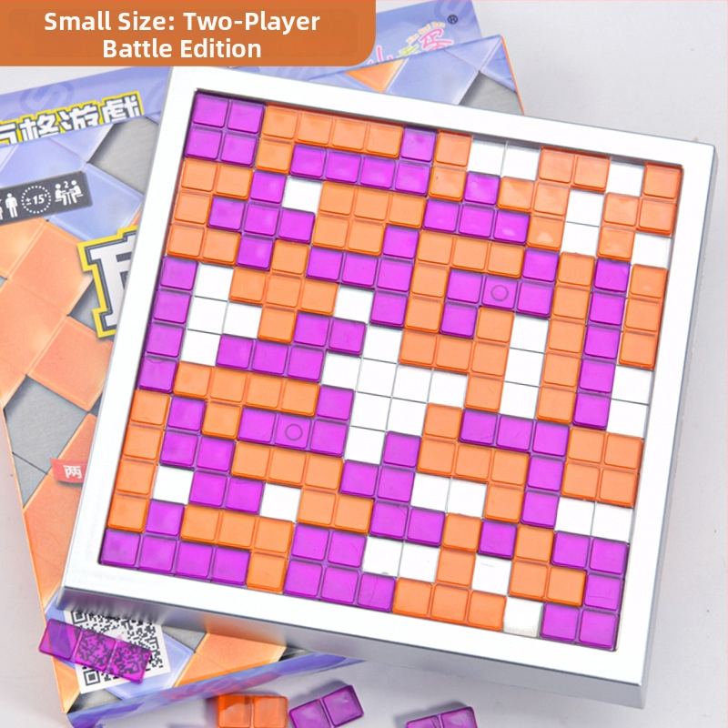 Puzzle‑strategická stolová hra pre 2–4 hráčov, plastový materiál, značka ELM/huamela, vek 4–6 rokov