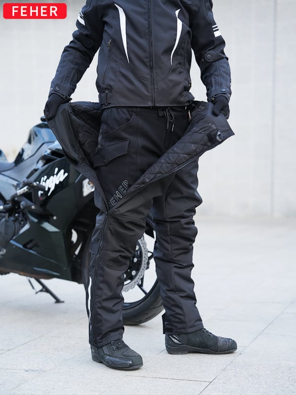 Feher унисекс мотоциклетни панталони за колоездене през зимата – защита срещу падане