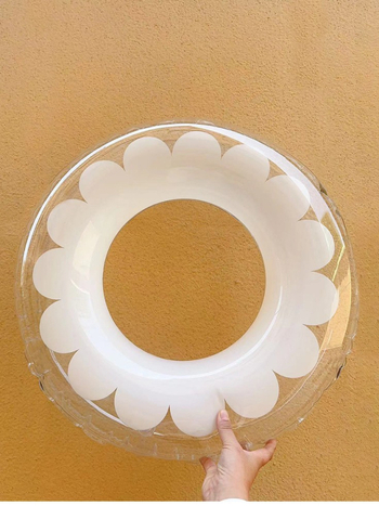 Suaugusiųjų plaukimo žiedas, ekologiškas PVC, 0,21 mm storis, tinkamas plaukiojimui ir vaikščiojimui vandeniu