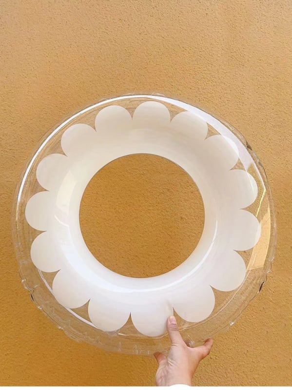 Suaugusiųjų plaukimo žiedas, ekologiškas PVC, 0,21 mm storis, tinkamas plaukiojimui ir vaikščiojimui vandeniu