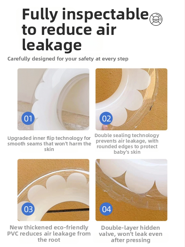 Suaugusiųjų plaukimo žiedas, ekologiškas PVC, 0,21 mm storis, tinkamas plaukiojimui ir vaikščiojimui vandeniu