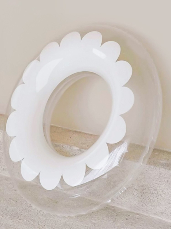 Suaugusiųjų plaukimo žiedas, ekologiškas PVC, 0,21 mm storis, tinkamas plaukiojimui ir vaikščiojimui vandeniu