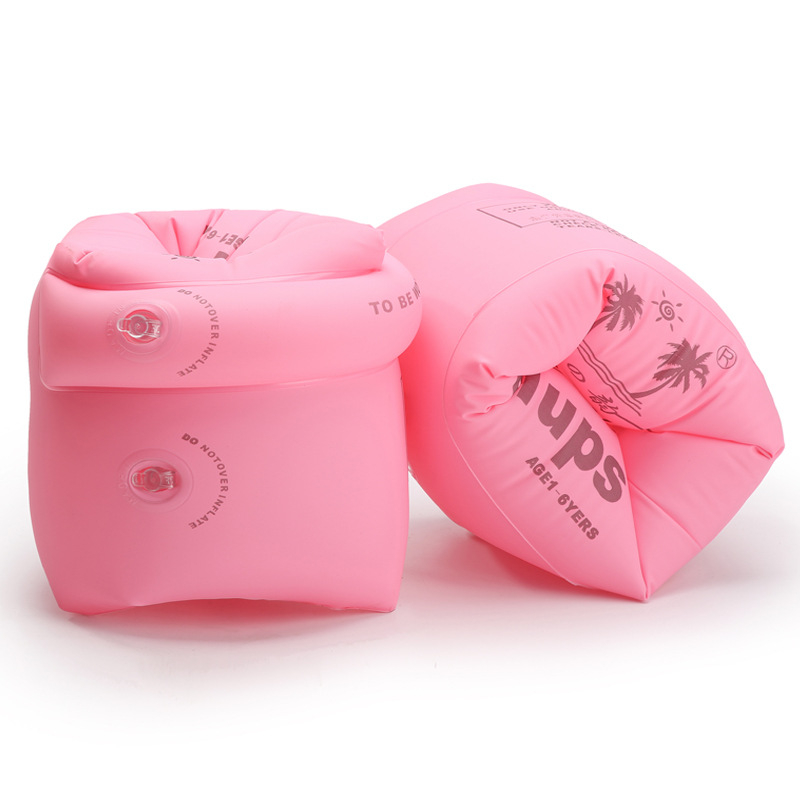 Vaikų plaukimo rankos žiedas – dryžinis raštas, ekologiškas PVC, storis 0,22 mm, vandens žaidimai