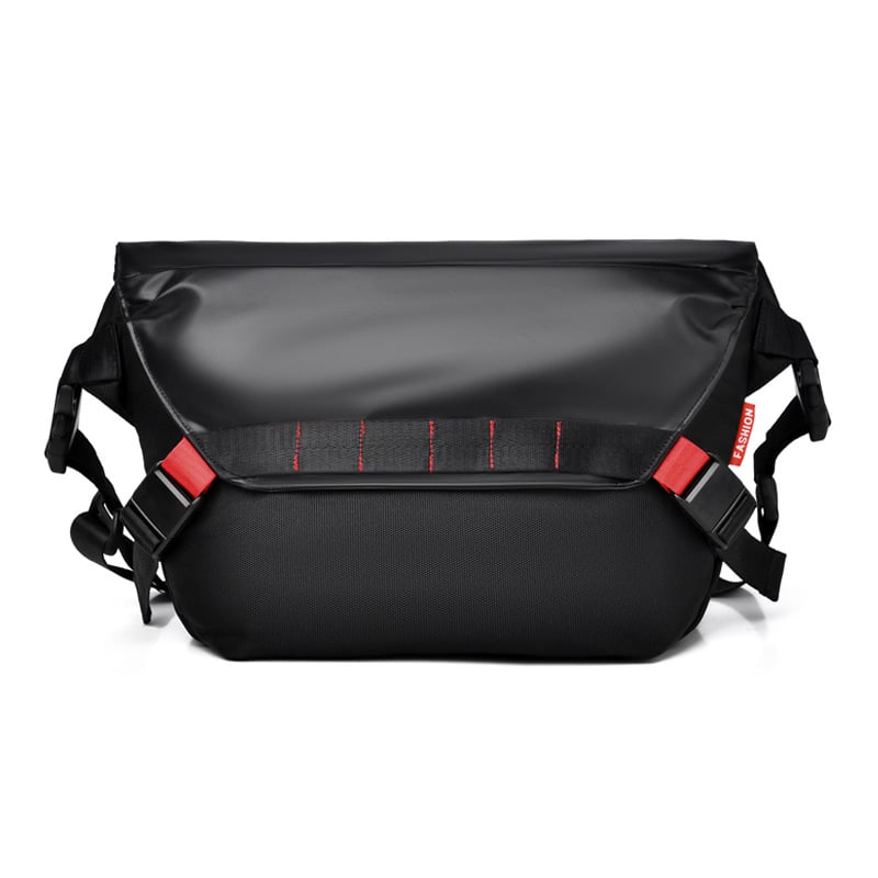 Vīriešu krūšu soma – pilsētas vienkāršība, izturīgs audums, neilona oderējums, liela ietilpība