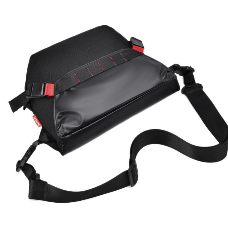 Vīriešu krūšu soma – pilsētas vienkāršība, izturīgs audums, neilona oderējums, liela ietilpība