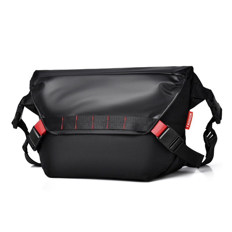 Vīriešu krūšu soma – pilsētas vienkāršība, izturīgs audums, neilona oderējums, liela ietilpība