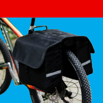 Hátsó kerékpáros táska a csomagtartóra, pannier táska, oldaltáska, 28 L kapacitás