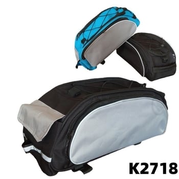 Torba za stražnji nosač bicikla, model 2718, 600D materijal, s podlogom, porijeklo Hebei