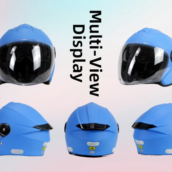 ANSH ABS 3C sertificēta 3/4 ķivere elektriskajam velosipēdam, pieaugušajiem, pilsētas braucieniem