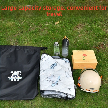 Lietaus atsparus Oxford audinio šalmo krepšys važiavimui – sulankstomas, nešiojamas, daugiafunkcinis saugojimo maišelis