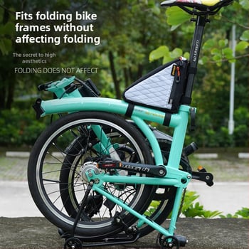 Trojuholníková taška na hornú rámovú trubku bicykla, model PS-S100 Rock Triangle Bag, objem 1 l, materiál: polyester a nylon