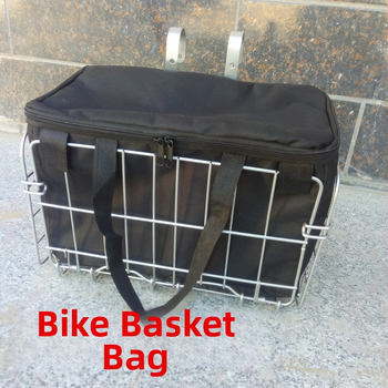 Skladací košík na bicykel, plátno, značka Yanjun, model 210, s vnútornou podšívkou