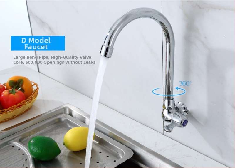 Sienos virtuvės čiaupas, iš gryno vario, pasukamas, elektrinis karšto vandens čiaupas, modelis JT-567