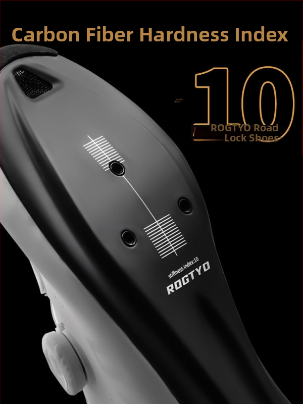 Шосейни обувки за велосипед с карбонова подметка и нейлонова основа, унисекс, леки и дишащи