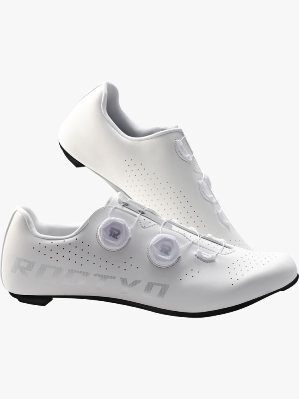 Шосейни обувки за велосипед с карбонова подметка и нейлонова основа, унисекс, леки и дишащи