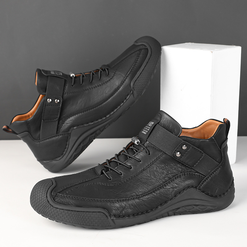 Unisex motociklističke čizme srednje visine, prozračne, protuklizne gumene potplata, peta 3–5 cm