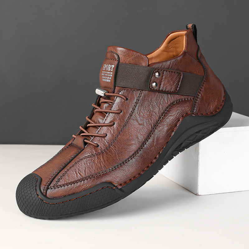 Unisex motociklističke čizme srednje visine, prozračne, protuklizne gumene potplata, peta 3–5 cm