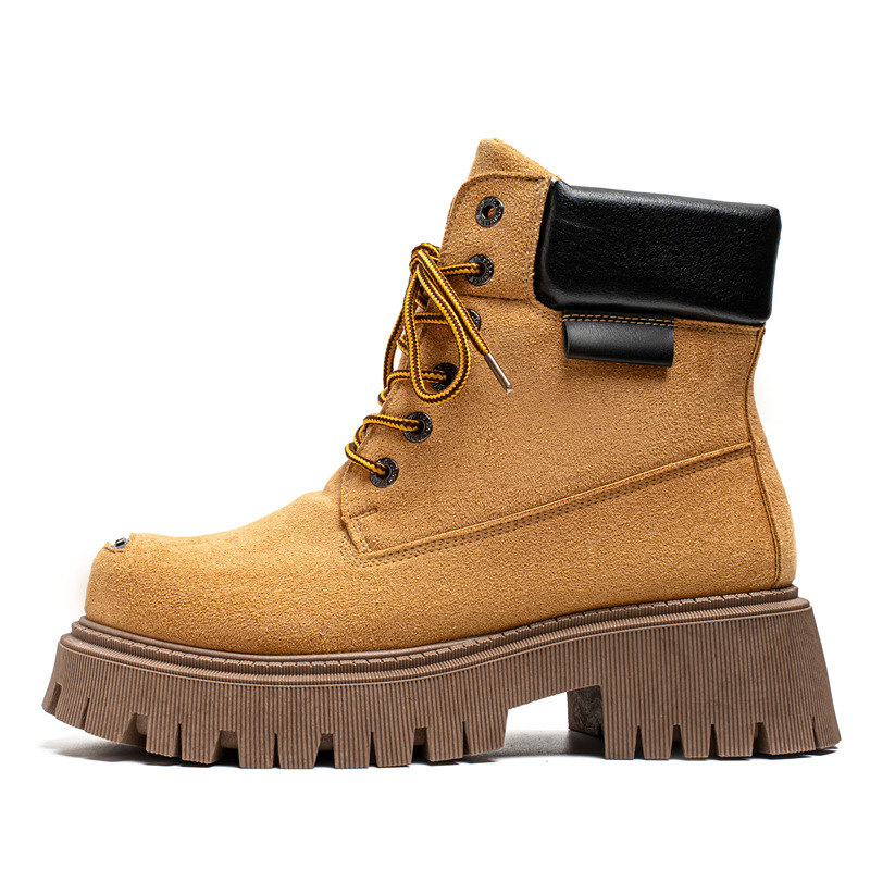 Martin čizme, kožna gornja, gumeni potplat, niski pet 1-3 cm, visina gležnja, protuklizne