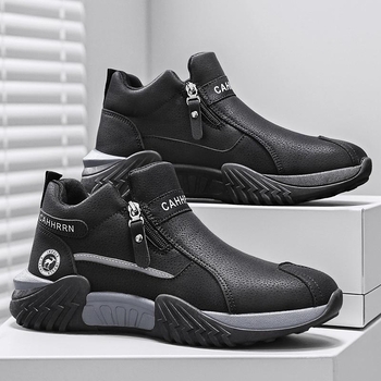 Ifjúsági Martin csizmák - bőr felsőrész, PVC talp, alacsony sarok 1–3 cm, alacsony csizma magasság, elöl fűzés, injektált talp