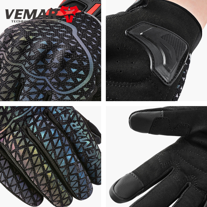 Vemar moto rukavice s TPU zaštitnim kućištem, za odrasle, unisex, TPU i poliester