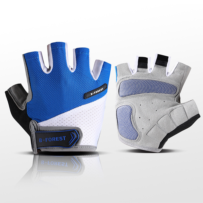 Uniszex kerékpáros kesztyű, légáteresztő Disc mesh anyagból, ütéscsillapító, csúszásmentes, anti-blister (független márka)